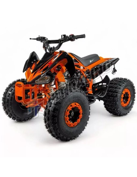 QUAD KRAFTMULLER CARBONE 125 CC 8" + MARCHE ARRIÈRE ORANGE 2025